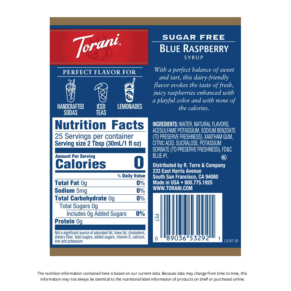 Torani Syrup, Cherry, 25.4 Ounces (Pack Of 4)