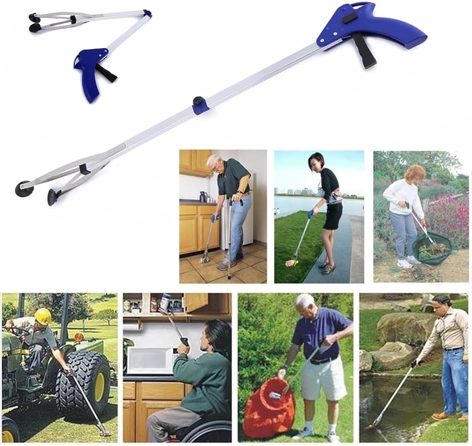 Foldable Reacher Grabber