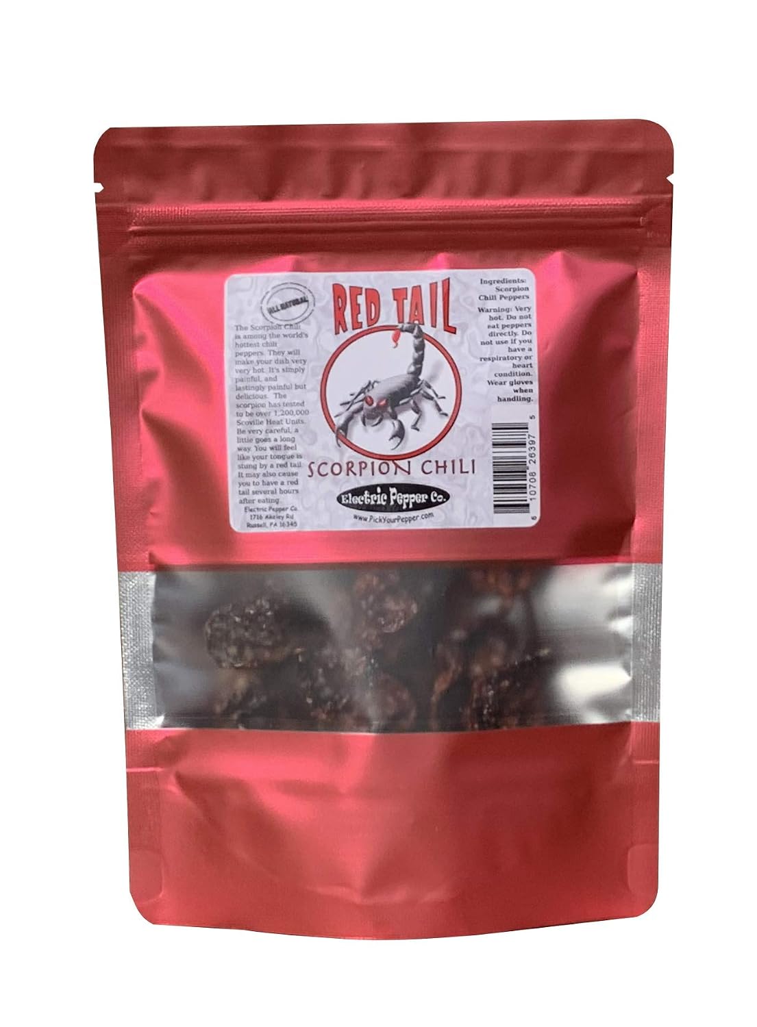 Wicked Tickle Spice Gift Set – 10 Ghost, 10 Scorpion, 10 Carolina Reaper Peppers + 2 Free Each (36 Total)