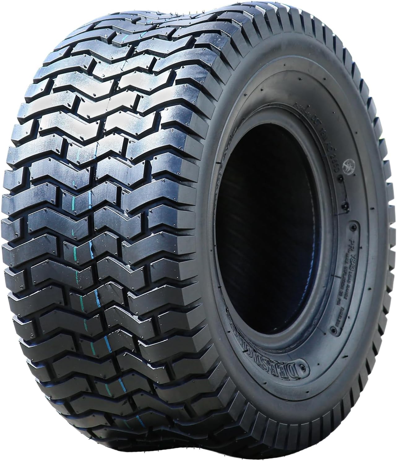 Deestone 1020355 D265 TURF Lawn & Garden Tire - 20X8.00-8 4-Ply | Lawn Mower & Garden Tractor All Season Traction 79A3 Rated 4 Ply Bias Construction