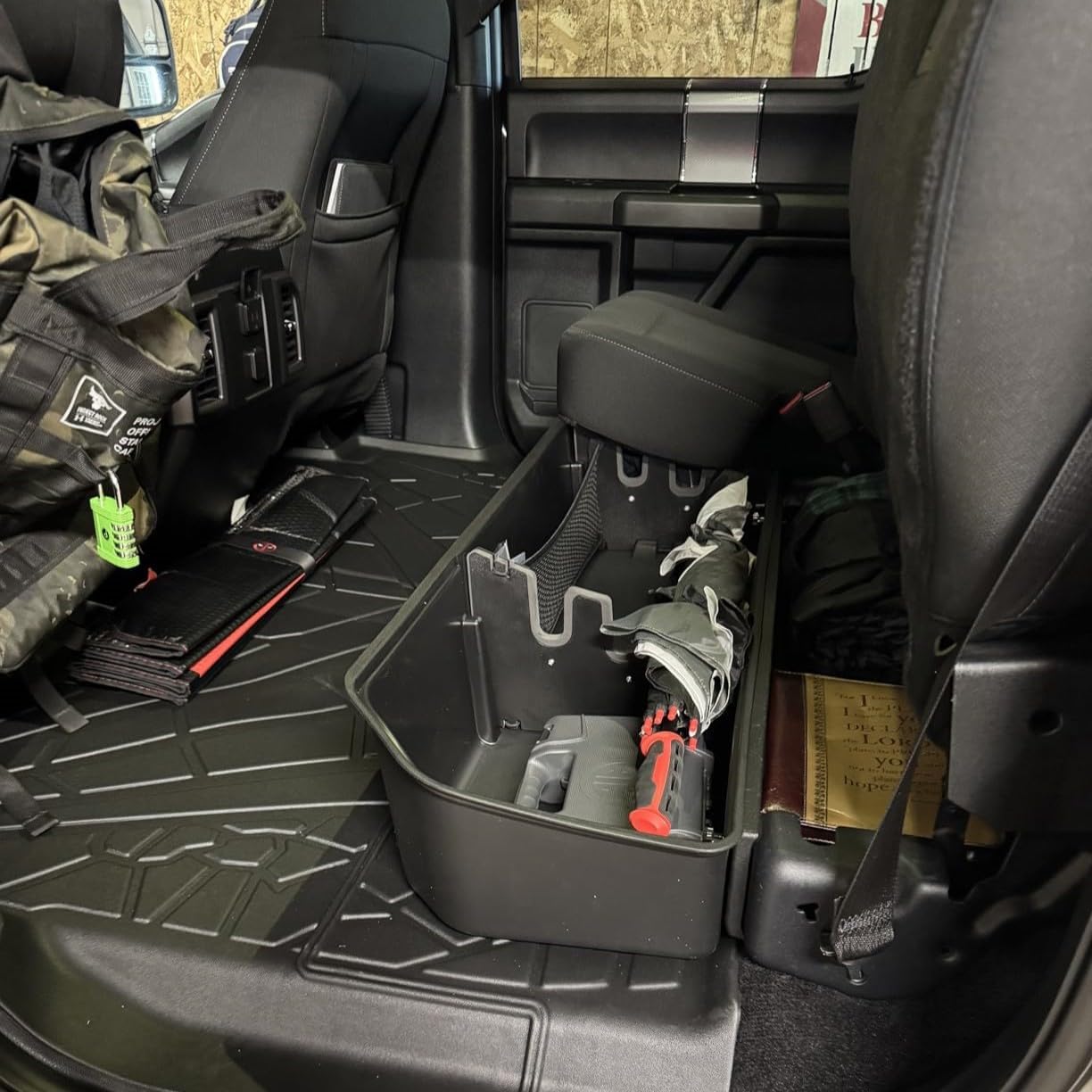 Underseat Storage Compatible with Ford F150(2015-2026)&Super Duty(2017-2026) SuperCrew/Crew Cab