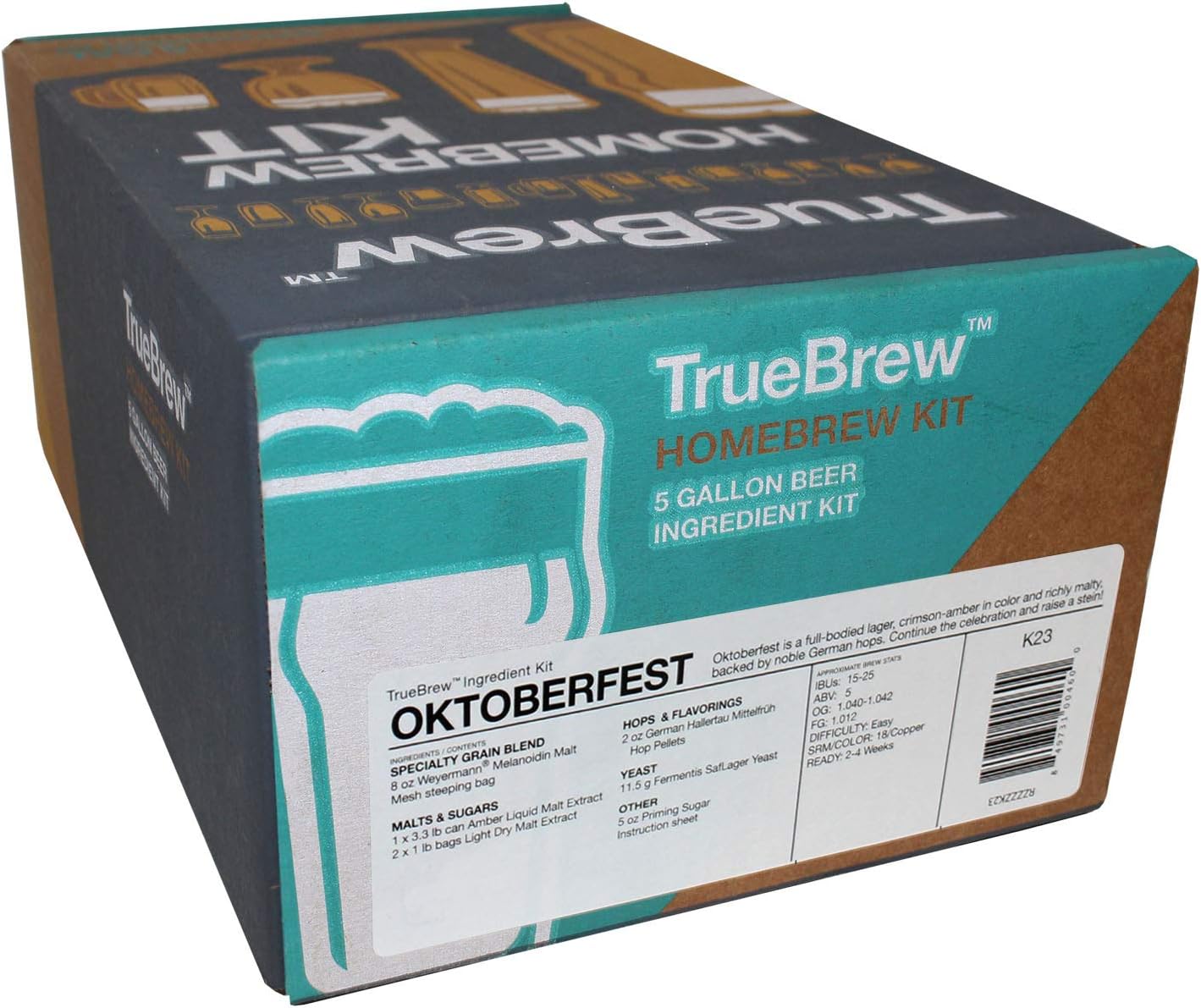 JI-JHQY-CYU0 True Brew Oktoberfest Home Brew Beer Ingredient Kit (1 Unit)