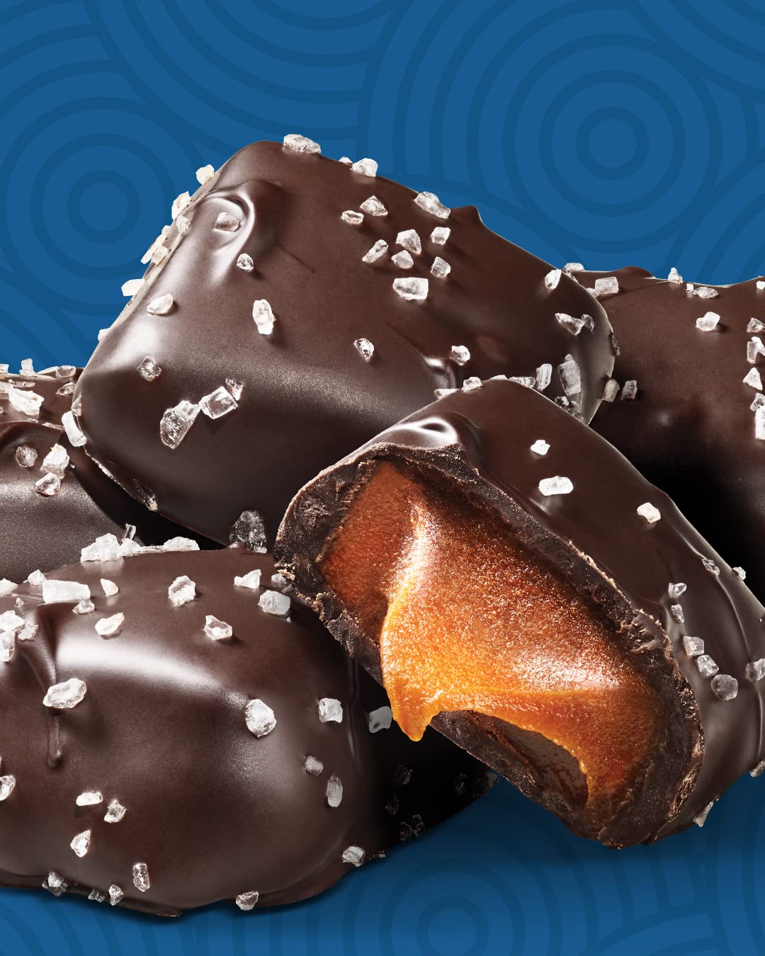 Sanders Dark Chocolate Sea Salt Caramels - 36 ounces (2.25 pounds)
