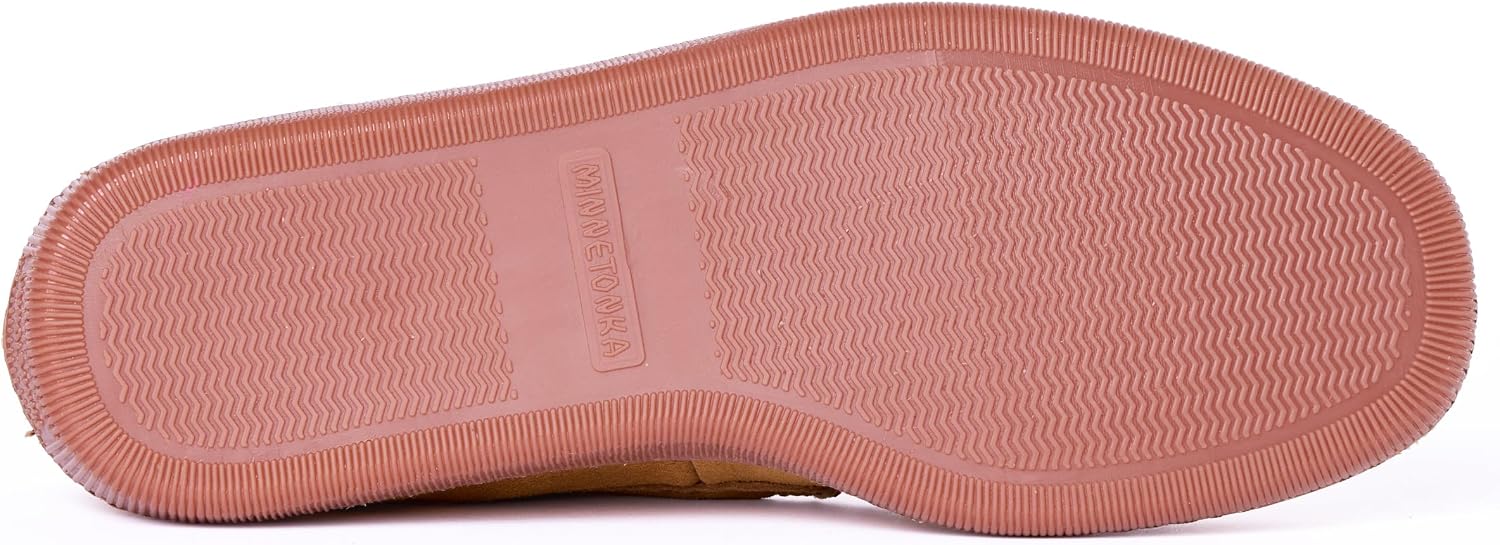 Minnetonka Men's Sheepskin Hardsole Slipper
