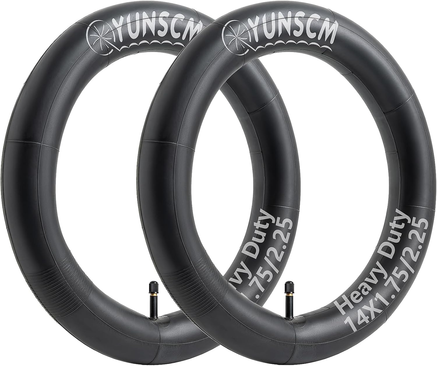 14" Heavy Duty Bike Tubes 14 E-Bike Tubes 14x1.75/2.25 Inner Tubes