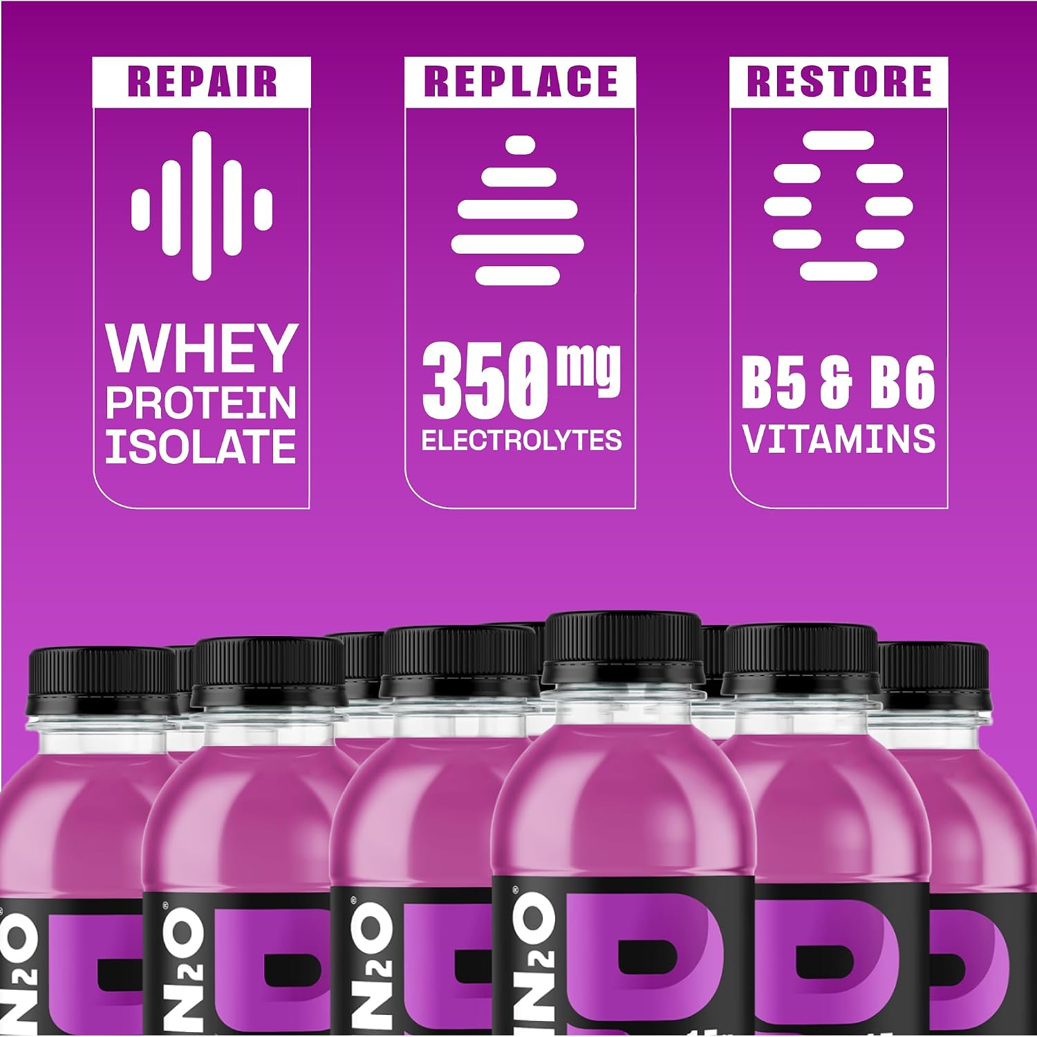 Protein2o 15g Whey Protein Infused Water, Peach Mango, 16.9 Oz Bottle (Pack of 12)