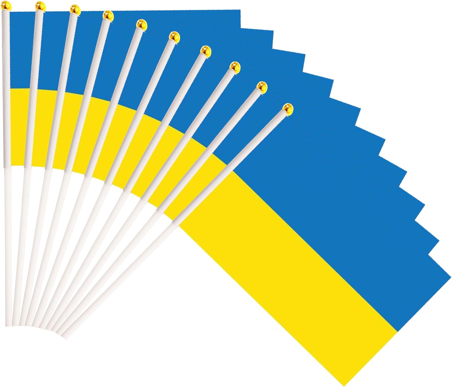 50 Pack Nicaragua Nicaraguan on Stick Flags,Small Mini Hand Held Nicaragua Nicaraguan Flags 5.5x8.3 Inch, Grand Opening, Carnival,Party Events Celebration