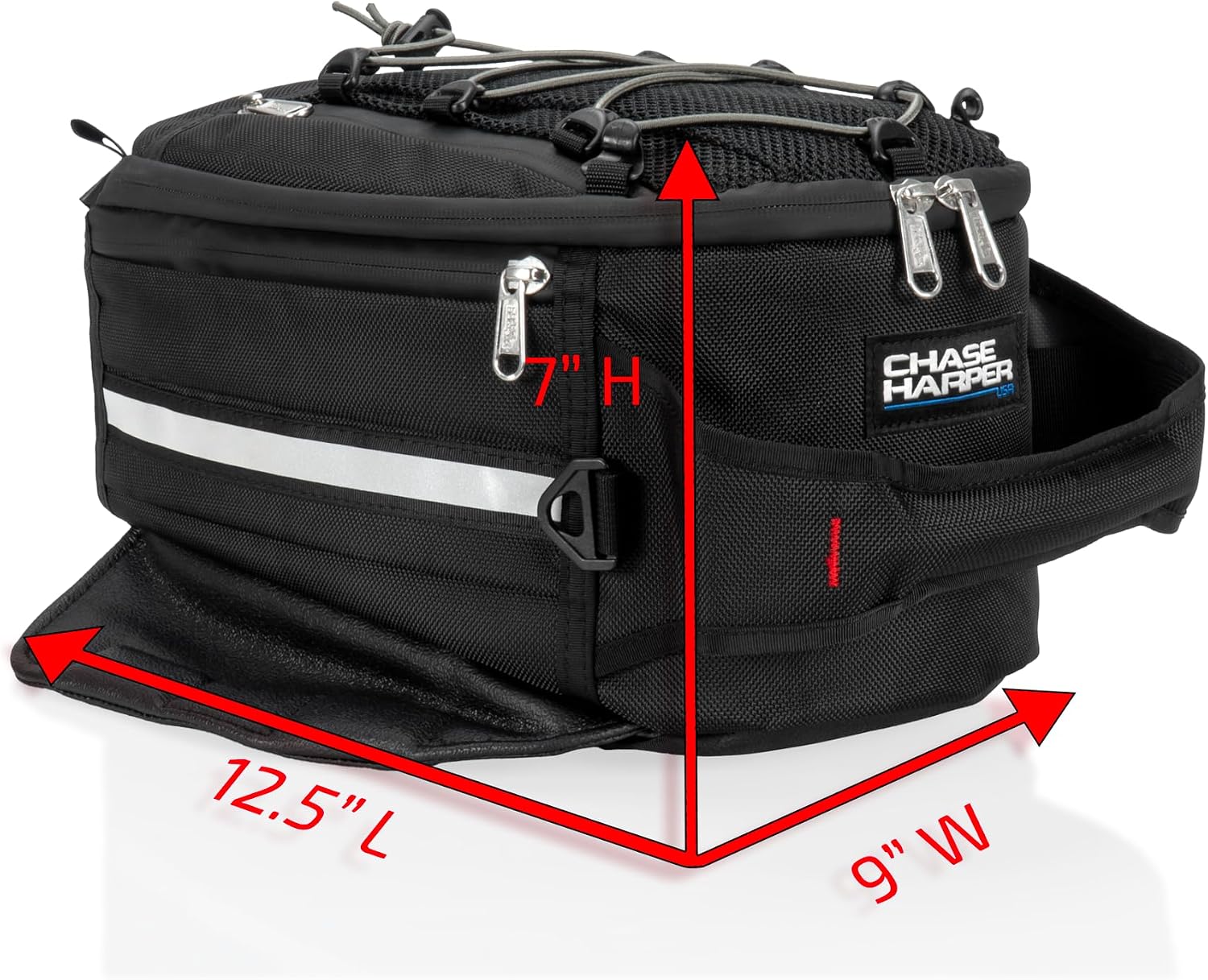 650M Magnetic Tank Bag - Water-Resistant, Tear-Resistant, Industrial Grade Ballistic Nylon with Anti-Scratch Rubberized Polymer Bottom, Super Strong Neodymium Magnets