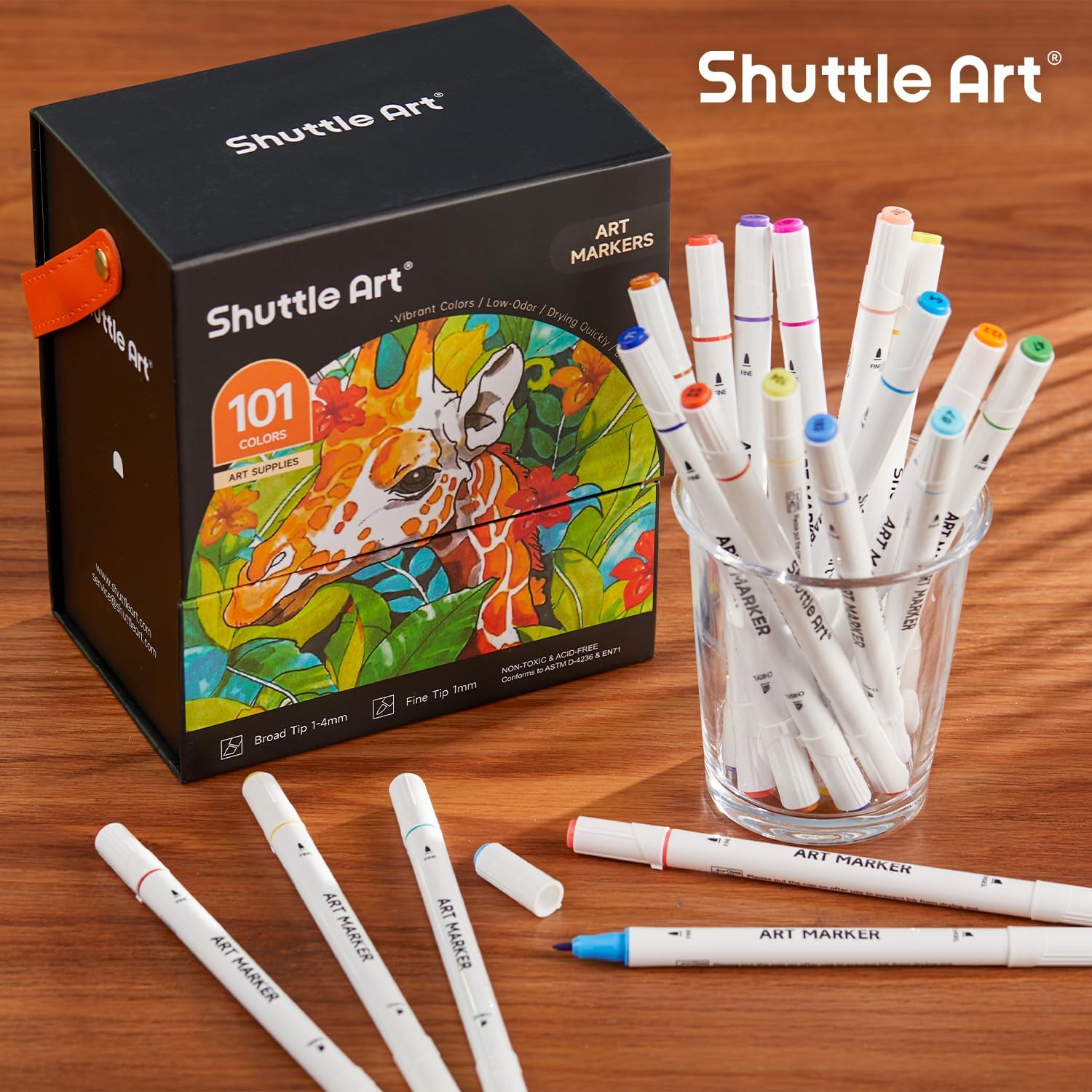 Shuttle Art 101 Colors Alcohol Markers