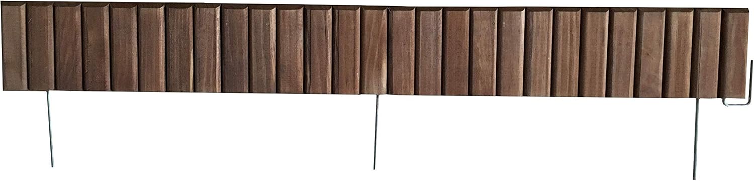 Flexible Brown Natural Lawn & Landscape Border Edging (8-Pack)