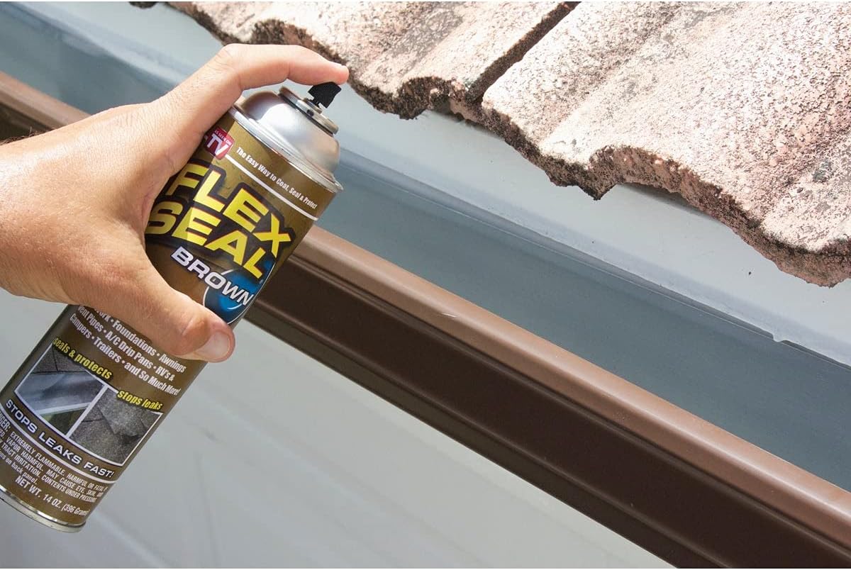 Flex Seal Brown Rubber Spray Sealant 14 Oz. - Case of: 6