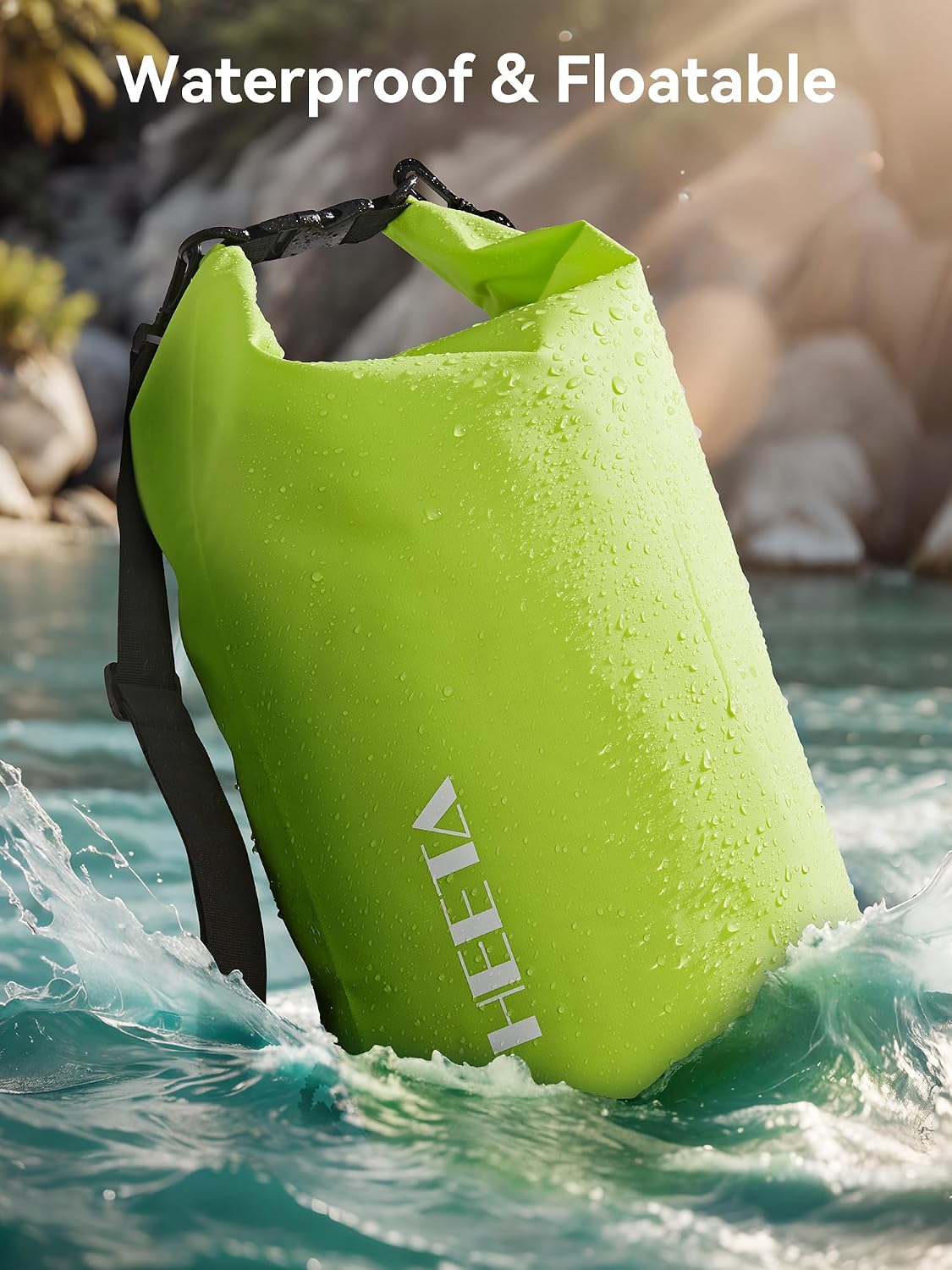 HEETA Waterproof Dry Bag Backpack with Emergency Whistle 5L/10L/20L/30L/40L