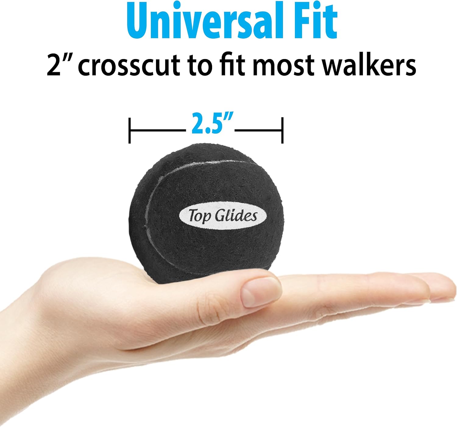 Top Glides Precut Walker Tennis Ball Glides