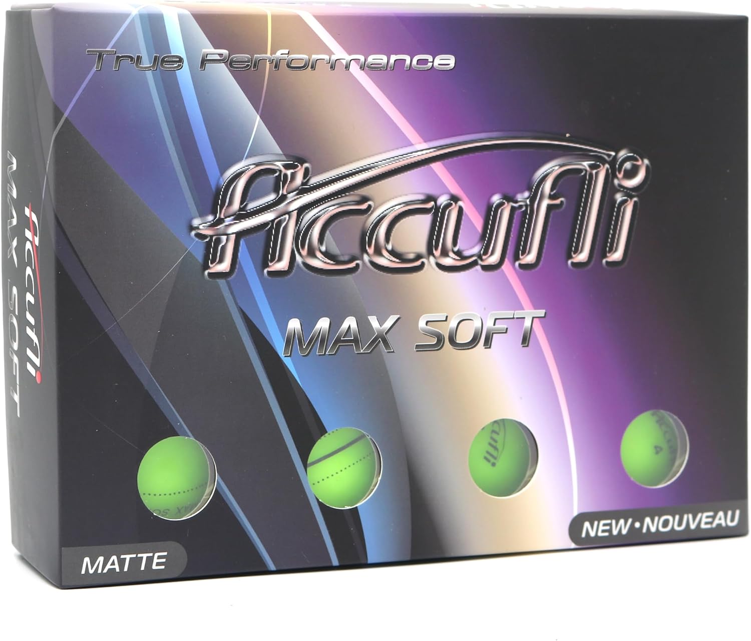 ACCUFLI Max Soft Matte Golf Balls