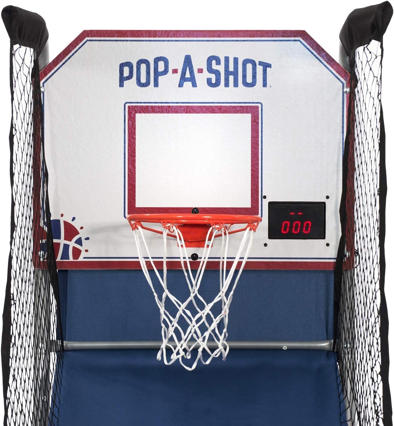 Pop-A-Shot Home Single Shot | 1-Hoop Indoor Electronic Arcade Basketball | Indoor Electronic Arcade Basketball Machine, High Quality Durable Frame