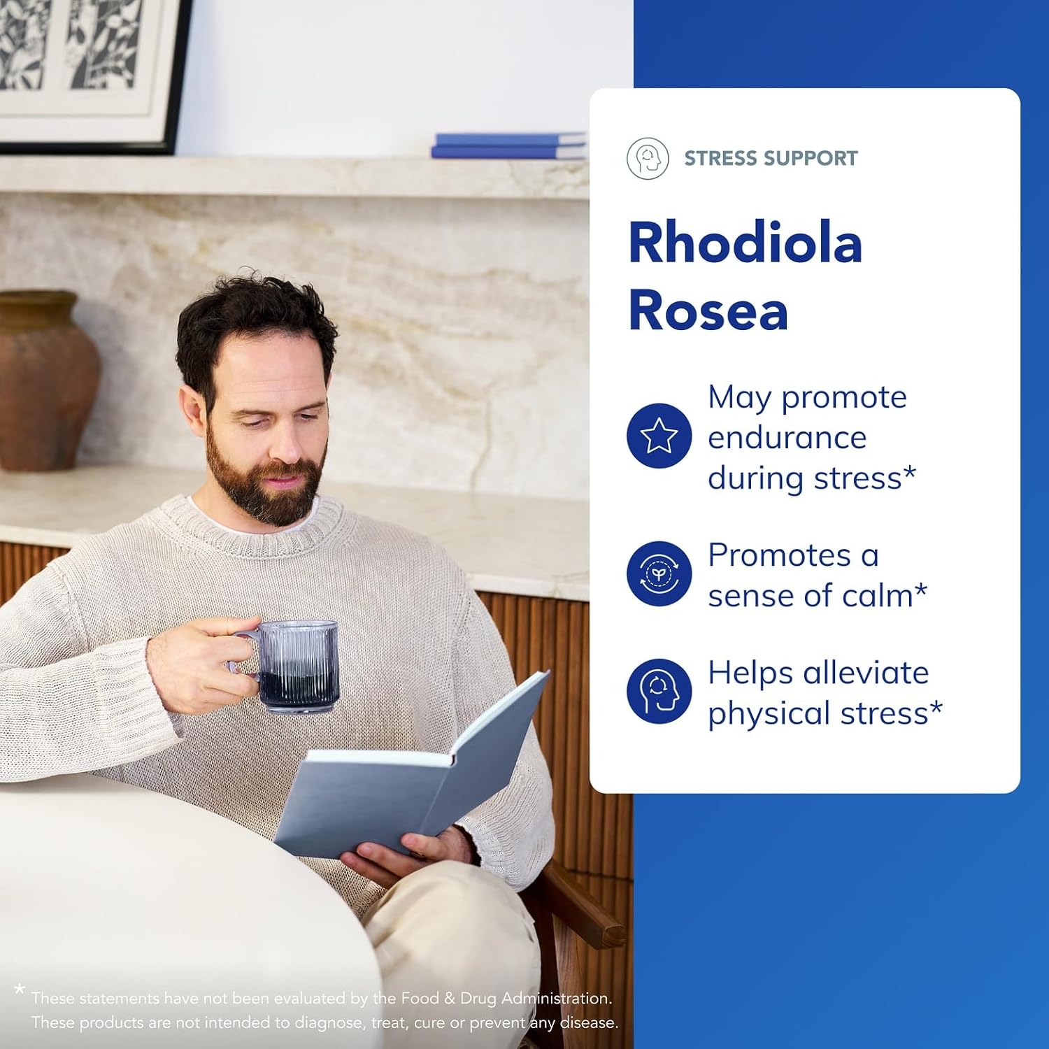 Pure Encapsulations Rhodiola Rosea - for Occasional Stress, Endurance & Fatigue Relief* - with Adaptogens - Gluten Free & Vegan - 90 Capsules | Hypoallergenic Supplement to Moderate Occasional Physical Stress and Discomfort*