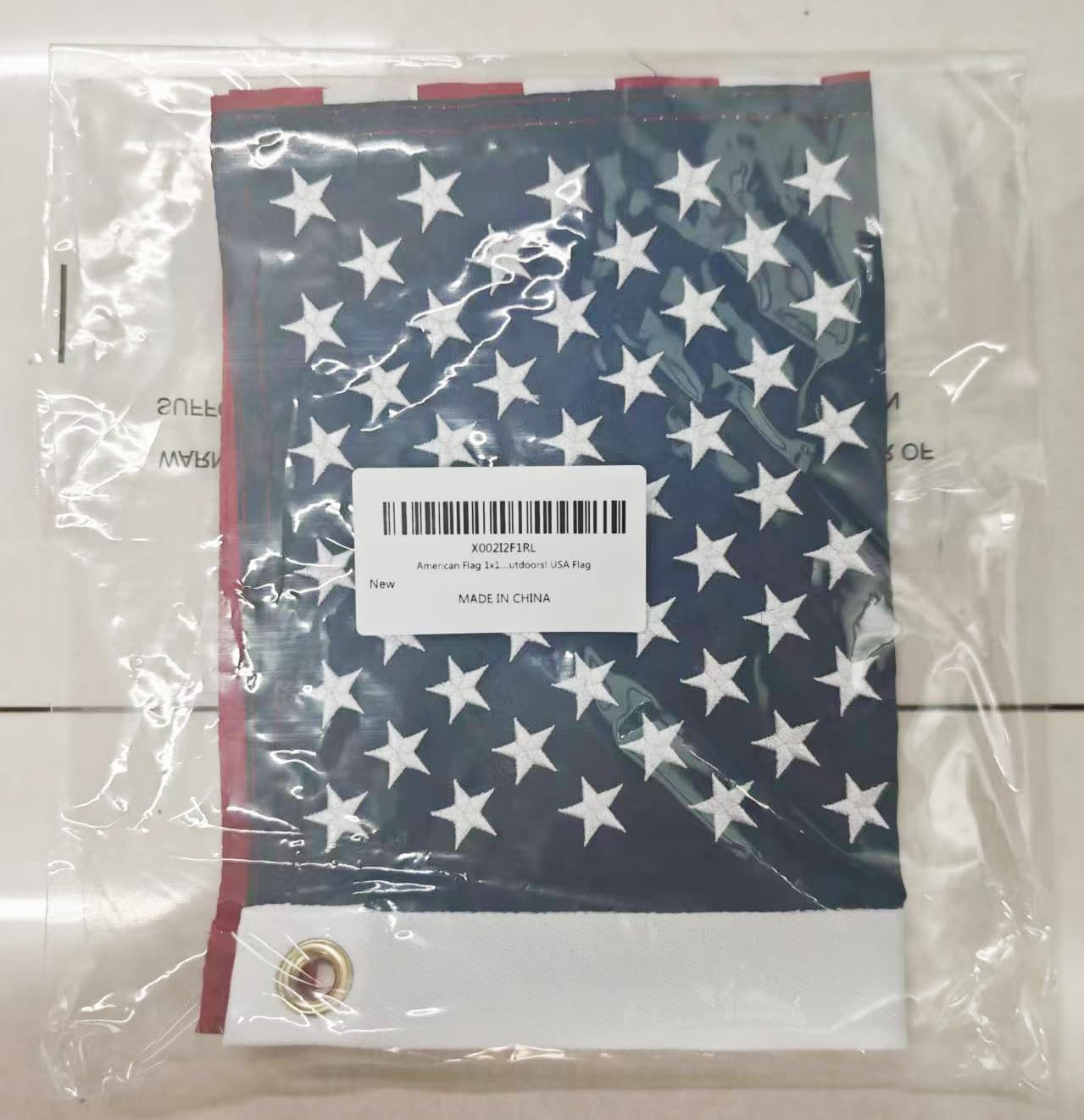 American Flag 6x10 ft: Long Lasting and Heavy Duty Nylon US Flags | Embroidered Stars, Sewn Stripes, Brass Grommets, UV Protection Perfect for Outdoors! USA Flag