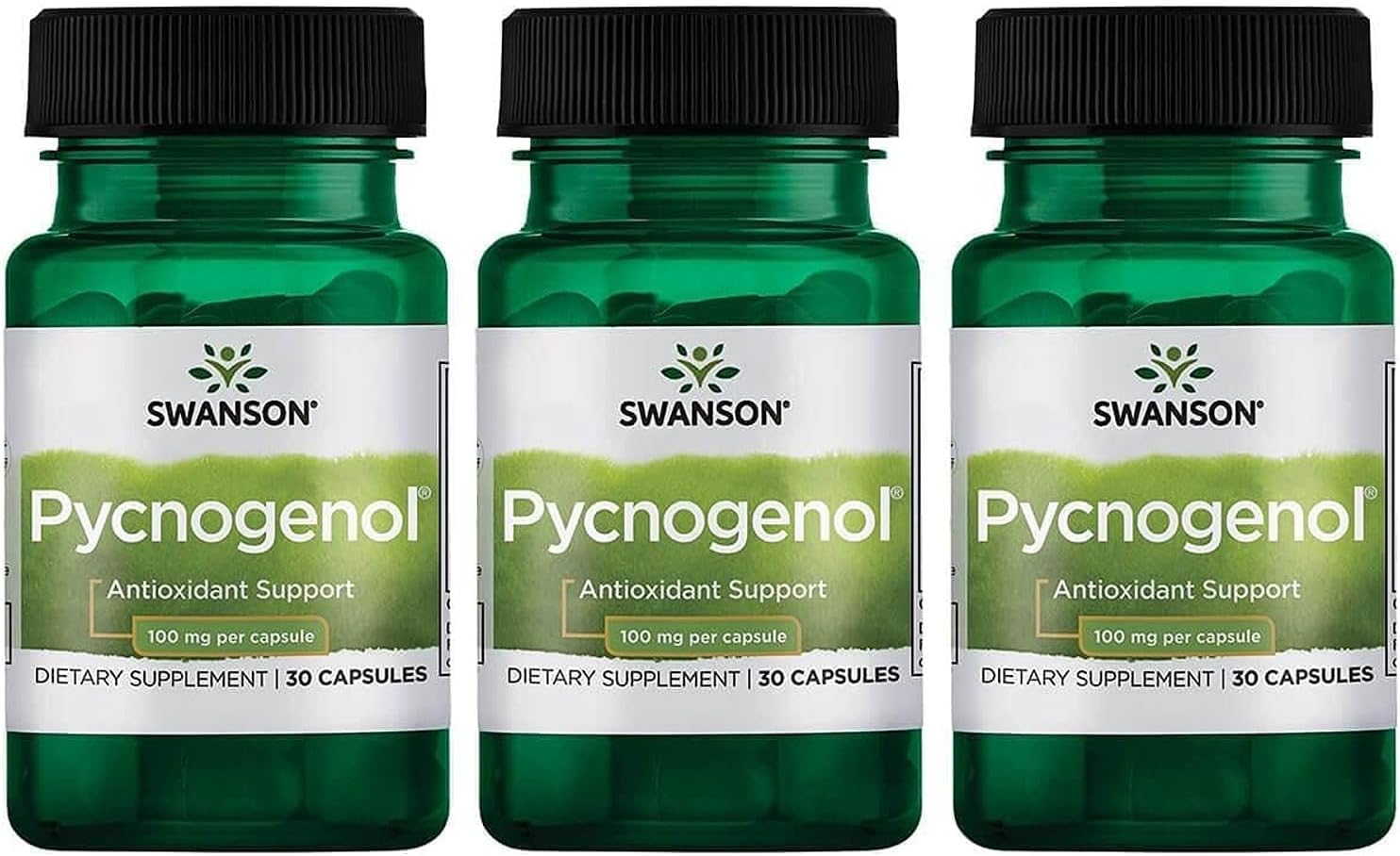 Swanson Pycnogenol Antioxidant 100 Milligrams, 30 Capsules | Provides Antioxidant Support, Supports Healthy Body Function and Promotes Overall Everyday Wellness Naturally