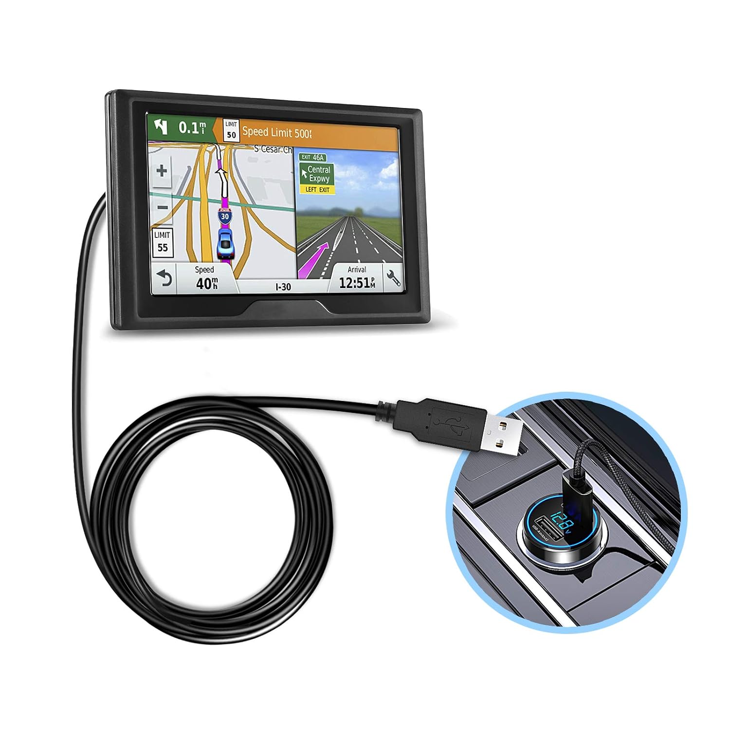 GPS Charger Cable
