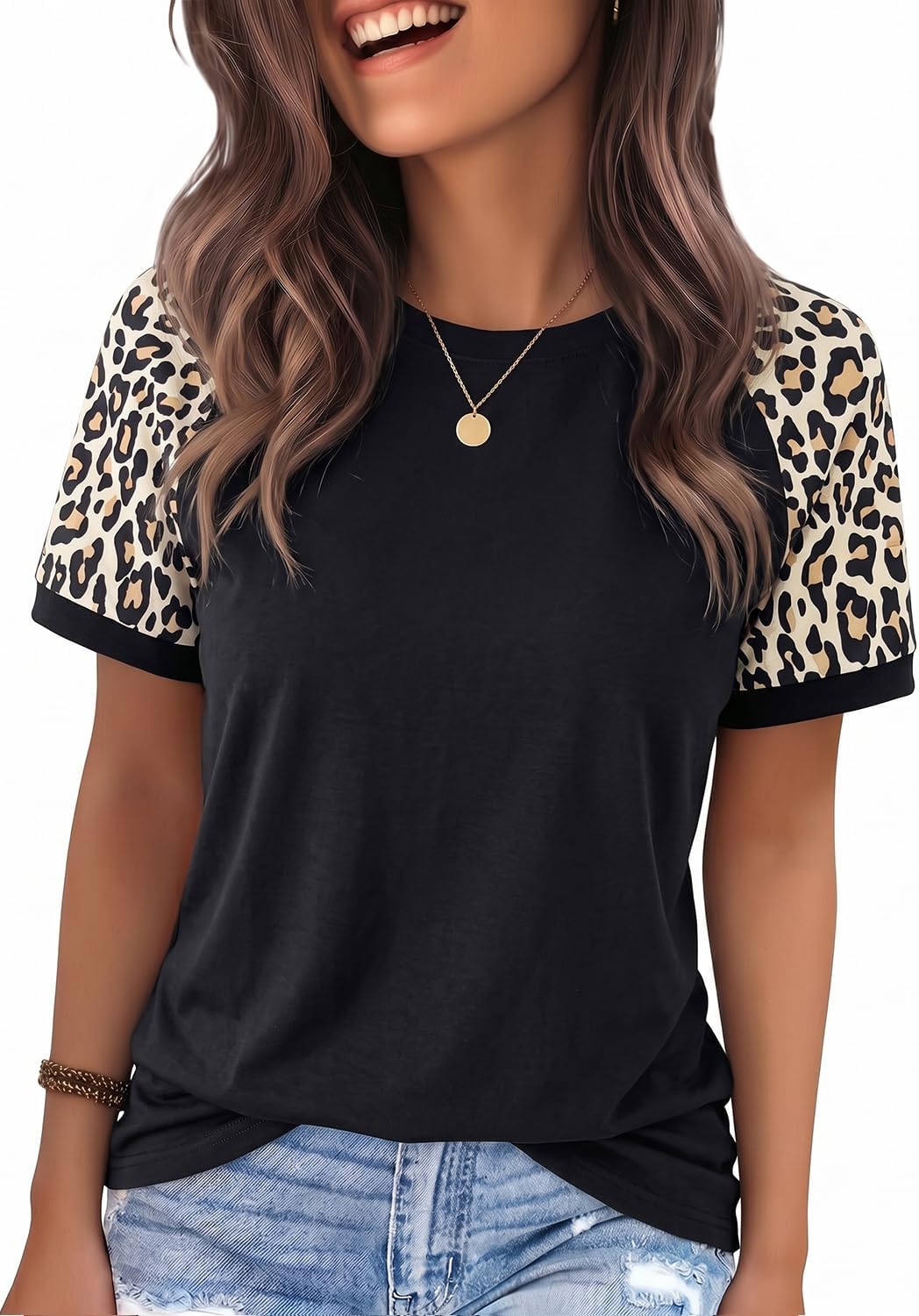 YEXIPO Graphic Tees for Women Short Sleeve Summer Tops Casual Cute T Shirts