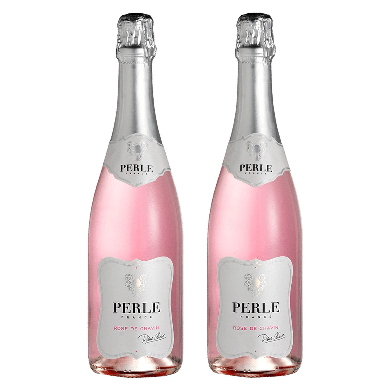 Pierre Chavin Perle Blanc Alcohol-Free 0.0% Sparkling White Wine Alternative From France, Low Calorie, Halal Certified, Vegan, and No Sulphites 750ml