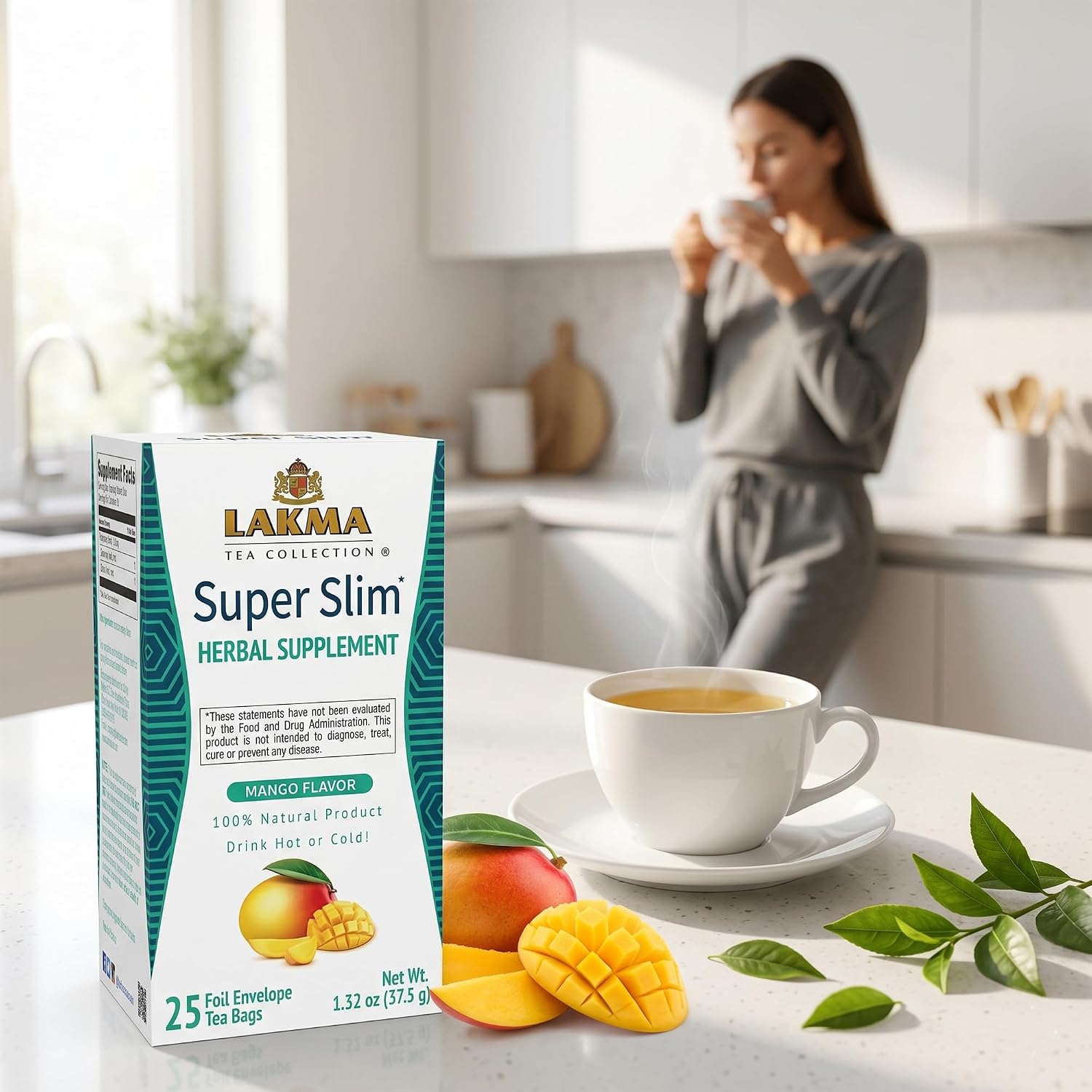 HYLEYS Lakma 14 Day Weight Loss Kit Green Tea - 42 Tea Bags