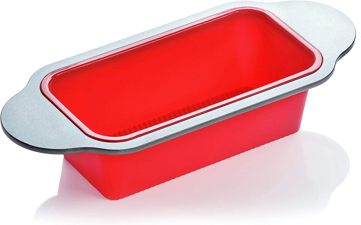 Premium Non-Stick Silicone Bread Loaf Pan, 9x5 Inches – Heavy-Duty Steel Frame, Non-Toxic, BPA & PFOA Free – Perfect for Pound Cakes, Breads, & More.