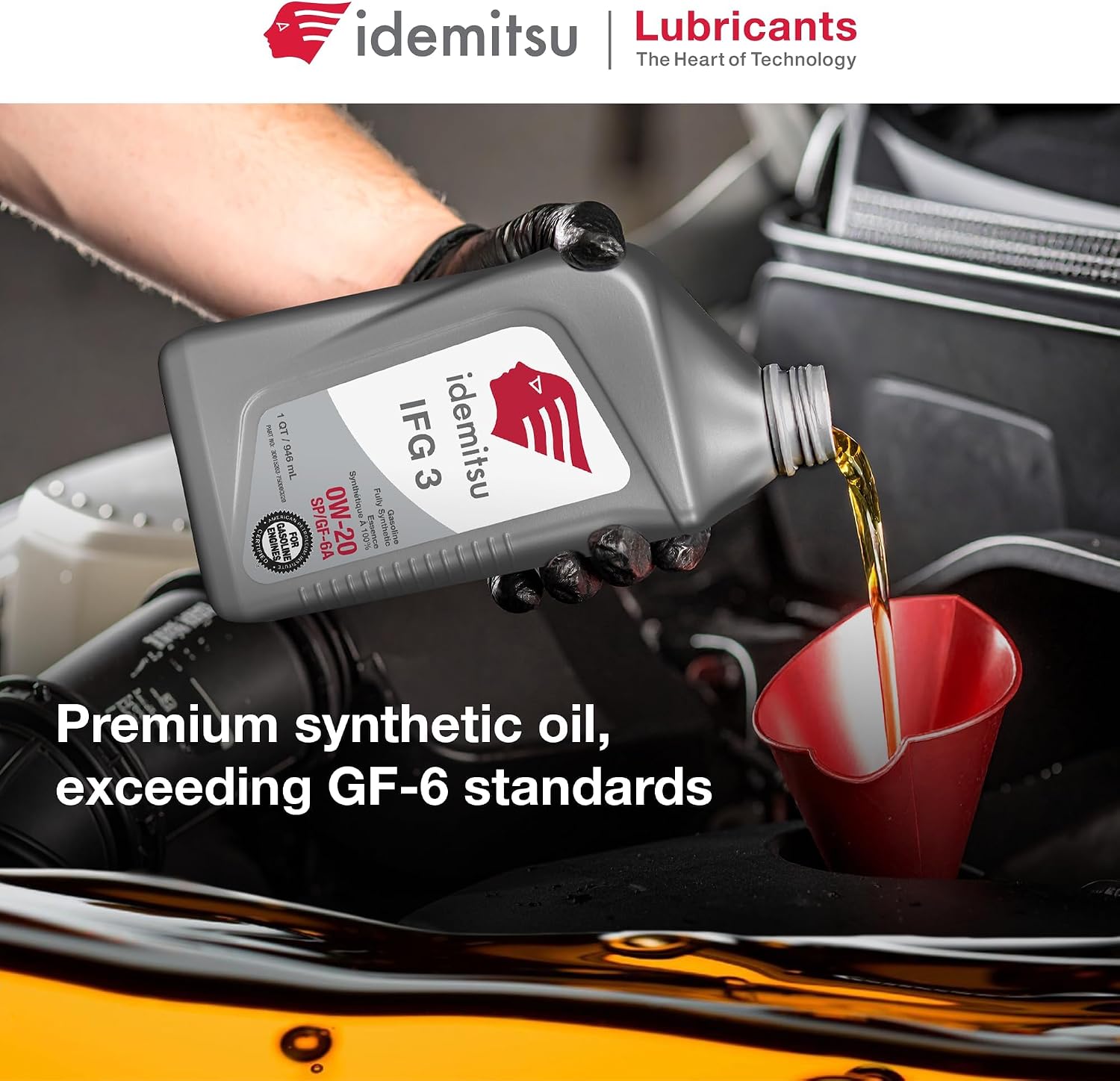 Idemitsu Full Synthetic 0W-20 Engine Oil SP/GF-6-1QT
