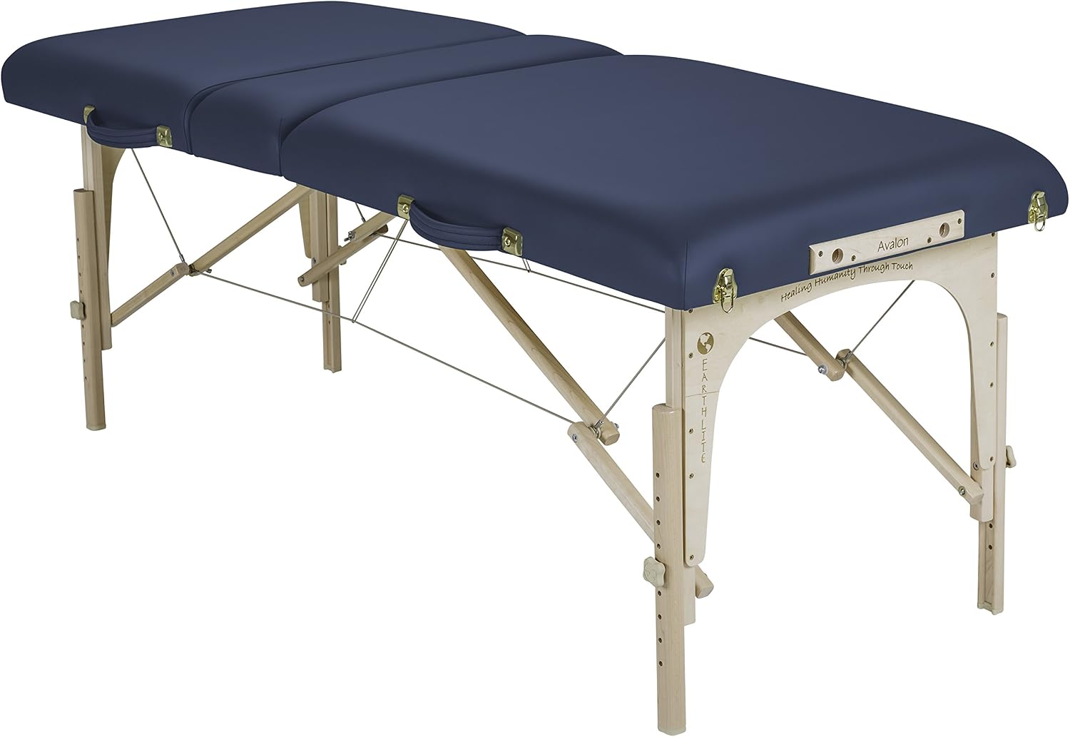 EARTHLITE Portable Massage Table Package AVALON – Reiki Endplate, Premium Flex-Rest Face Cradle & Strata Cushion, Carry Case (30”x73”)