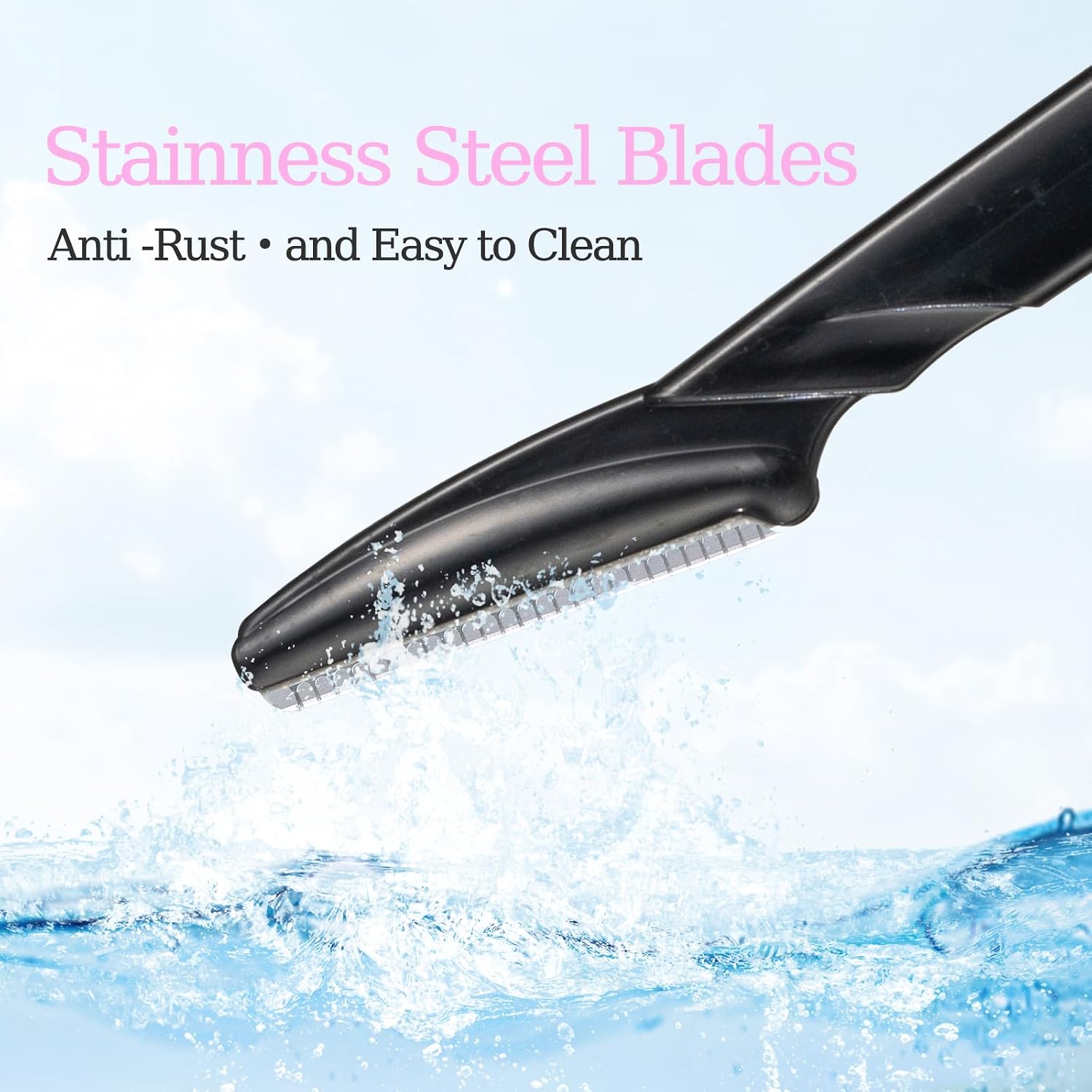 40pcs Dermaplane Razor for Women Face, Stainless Steel Eyebrow Razor