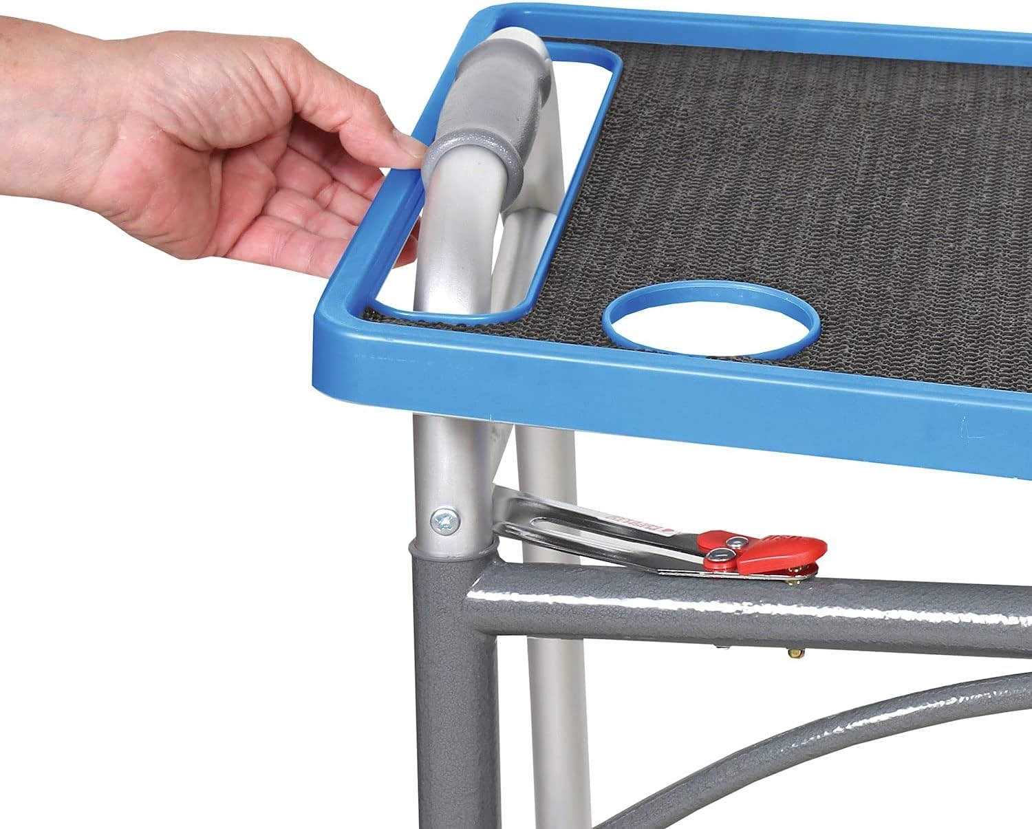 Support Plus Walker Tray Table - Mobility Table Tray for Walker, Non Slip Walker Tray Mat, Walker Accessories Mat