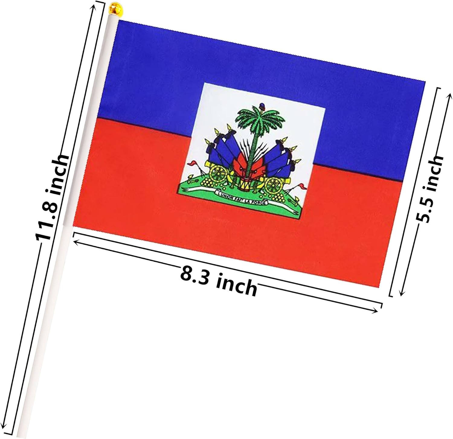 50 Pack Nicaragua Nicaraguan on Stick Flags,Small Mini Hand Held Nicaragua Nicaraguan Flags 5.5x8.3 Inch, Grand Opening, Carnival,Party Events Celebration