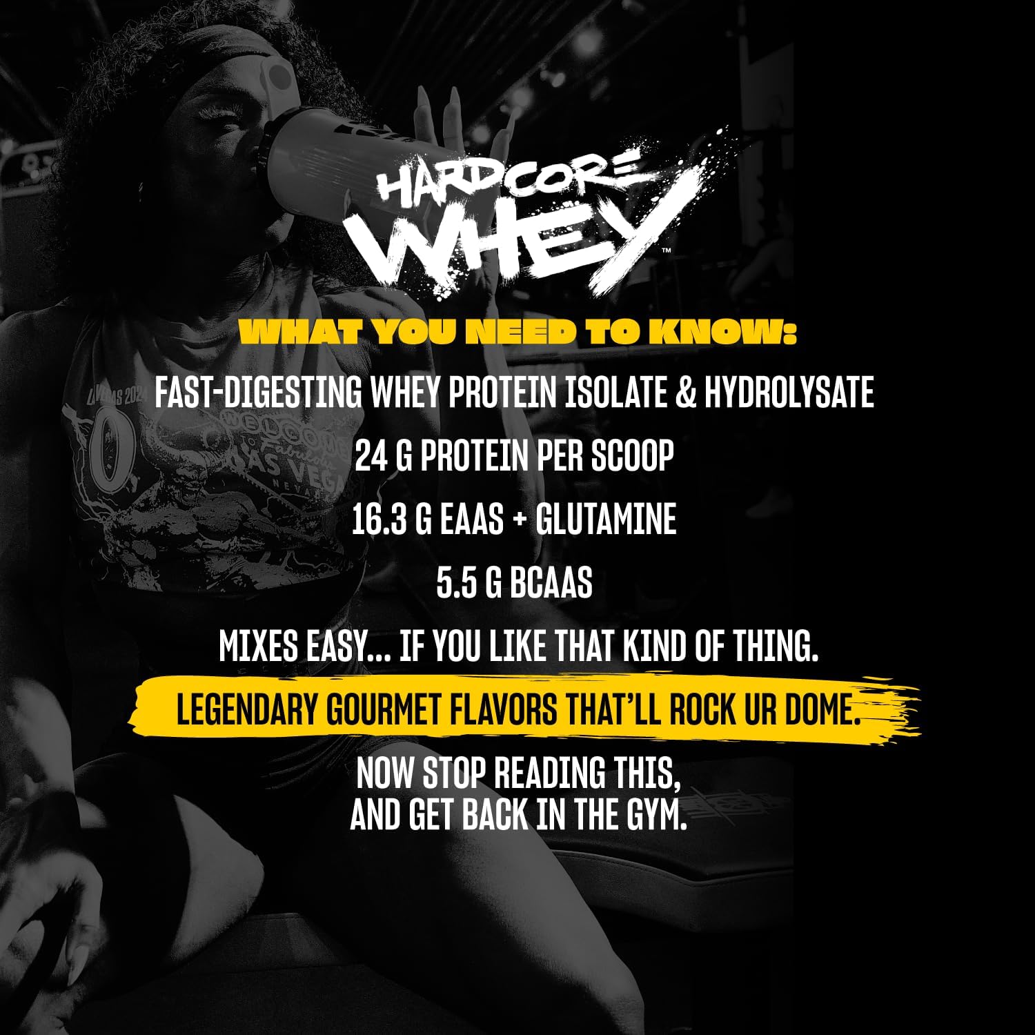 Mutant Hardcore WHEY, 100% Whey Protein Isolate, Vanilla Ice Cream, 5 lb