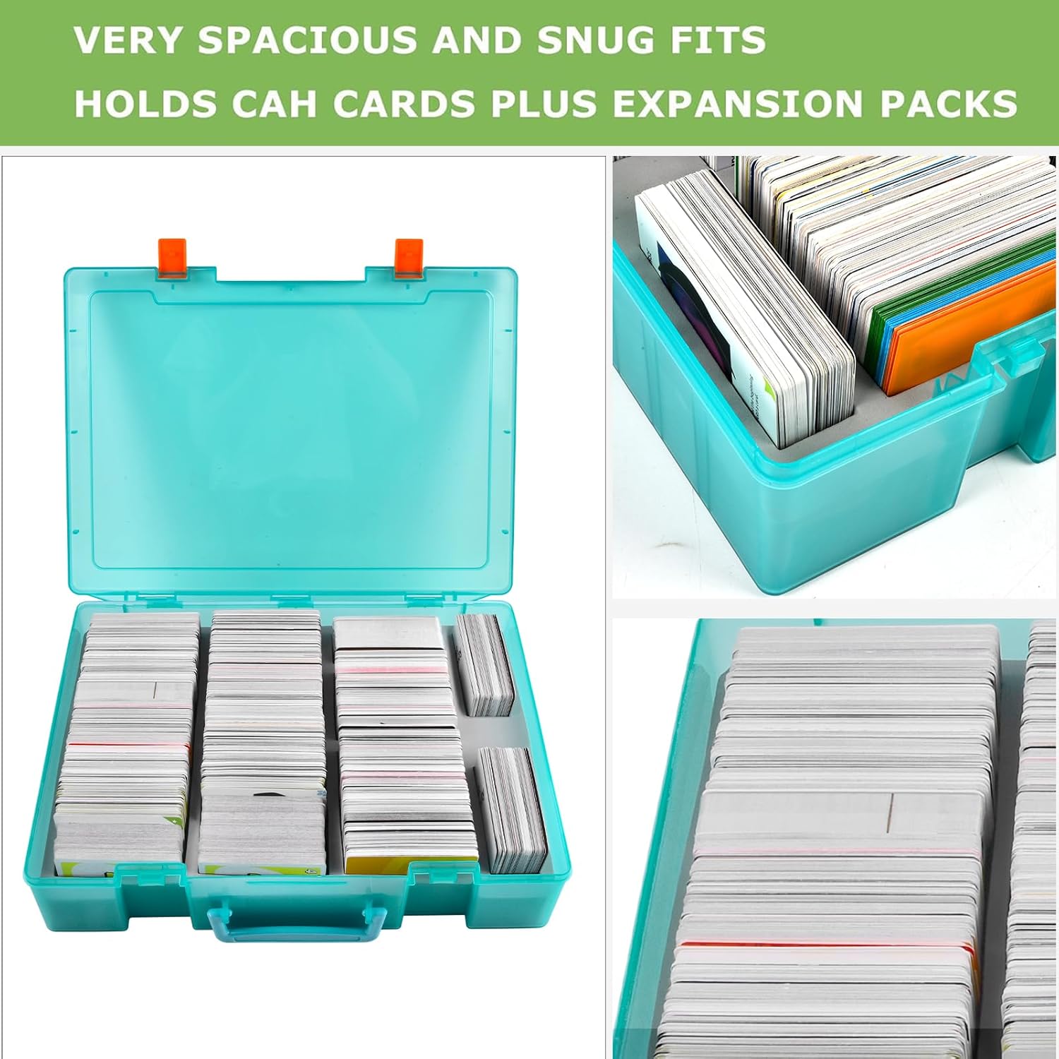 ALKOO 2200+ Trading Card Storage Box for MTG/for CAH, for Sports/Game Cards