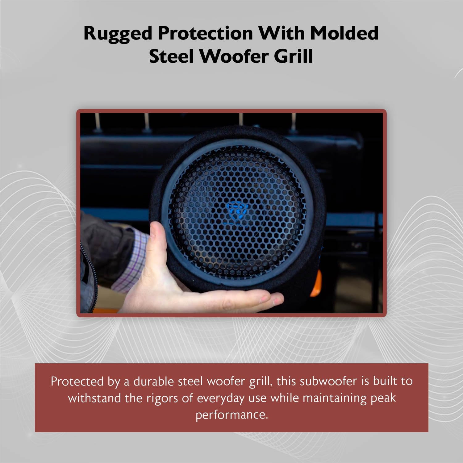 Rockville RTB65A 6.5" Powered Subwoofer Bass Tube, 300W Peak, Deep Bass, Built-In Amp, MP3 Input, Crossover, Vented Enclosure
