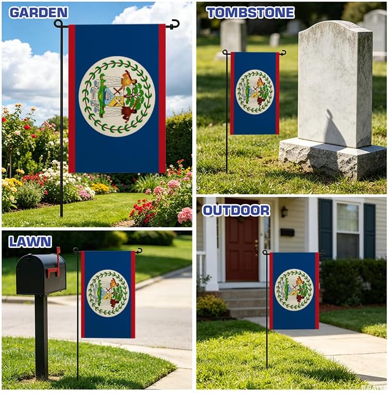 Nicaragua Nicaraguans Garden Flags 12x18 Inch Double Sided Burlap Patriotic Country Yard Flag Banners Outdoor Weather Resistant Farmhouse Porch Lawn Decoration