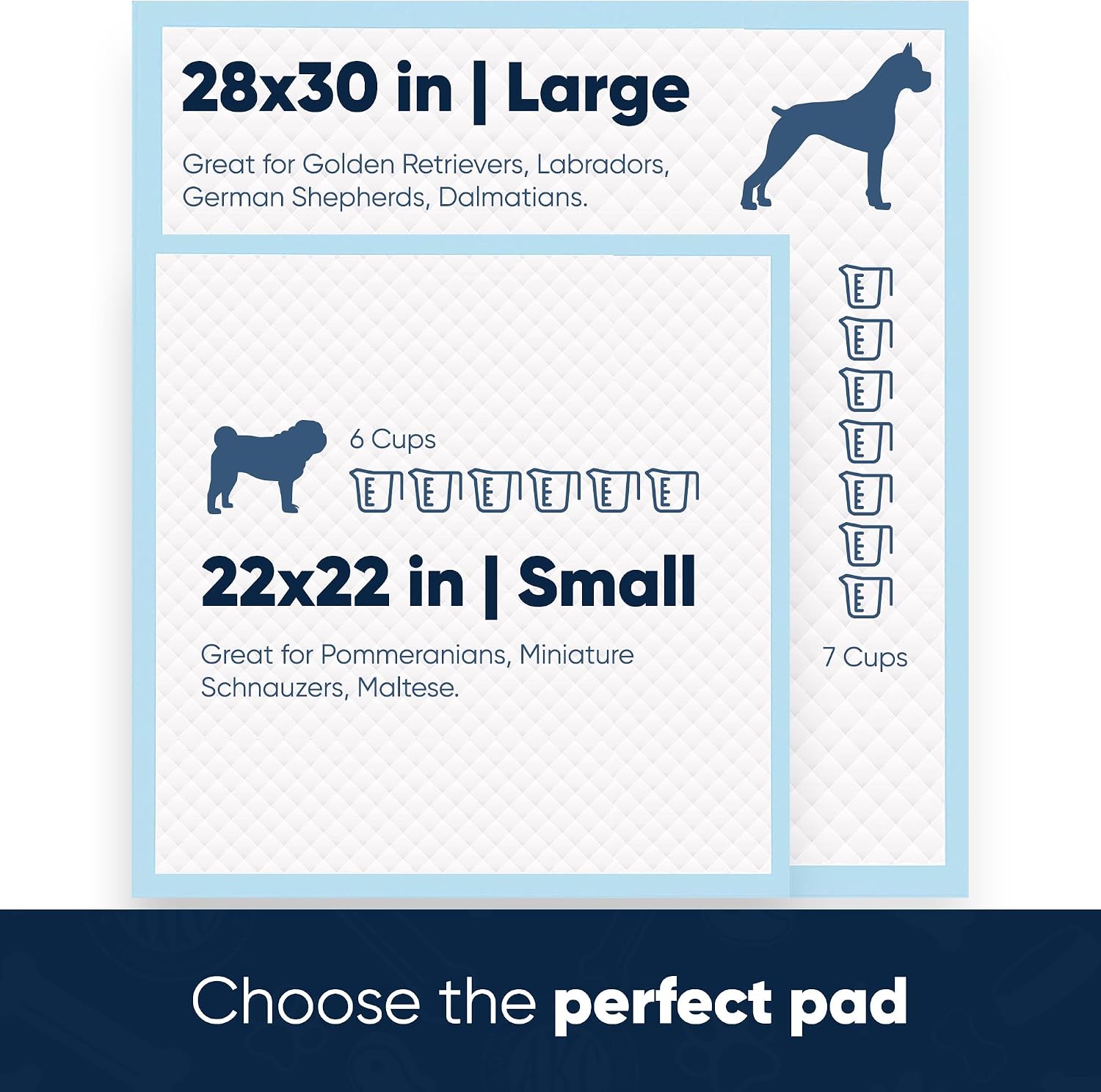 AKC Puppy Training Pads, 22" x 22", Lavender Scented, 150 Count