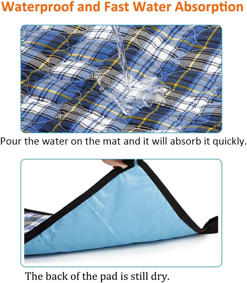 Positioning Bed Pad with Handles Incontinence Bed Wetting Protection Pad Transfer Belts for Lifting Seniors Bedridden Patient Medical Sliding Board