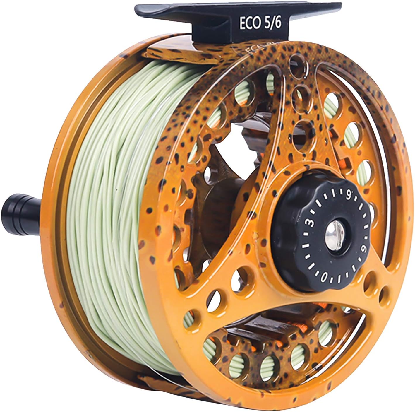 M MAXIMUMCATCH Maxcatch ECO Large Arbor Fly Fishing Reel (3/4wt 5/6wt 7/8wt) and Pre-Loaded Fly Reel with Line Combo