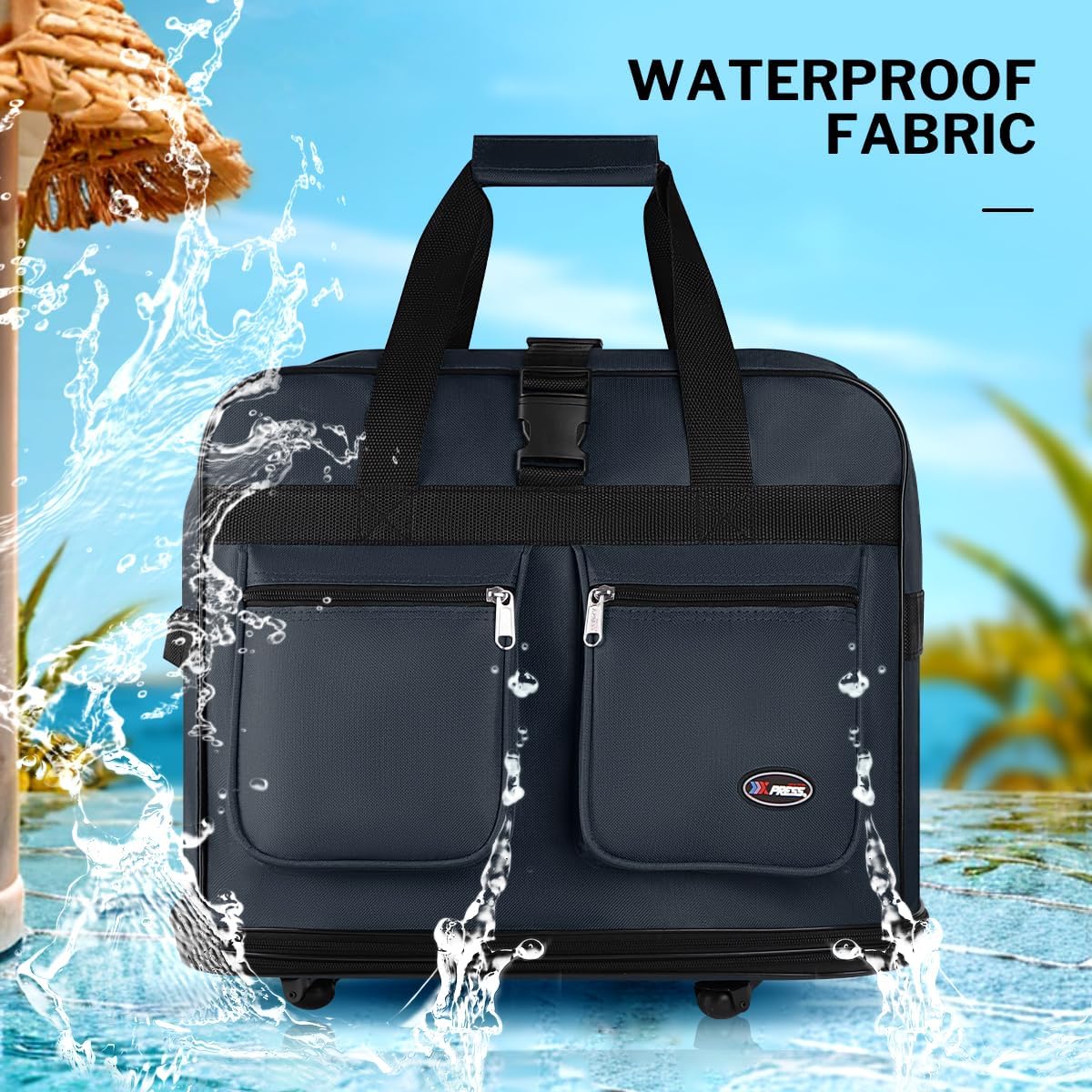 40'' Expandable Rolling Duffel Bag Suitcases w/Wheels,Foldable Luggage Bag