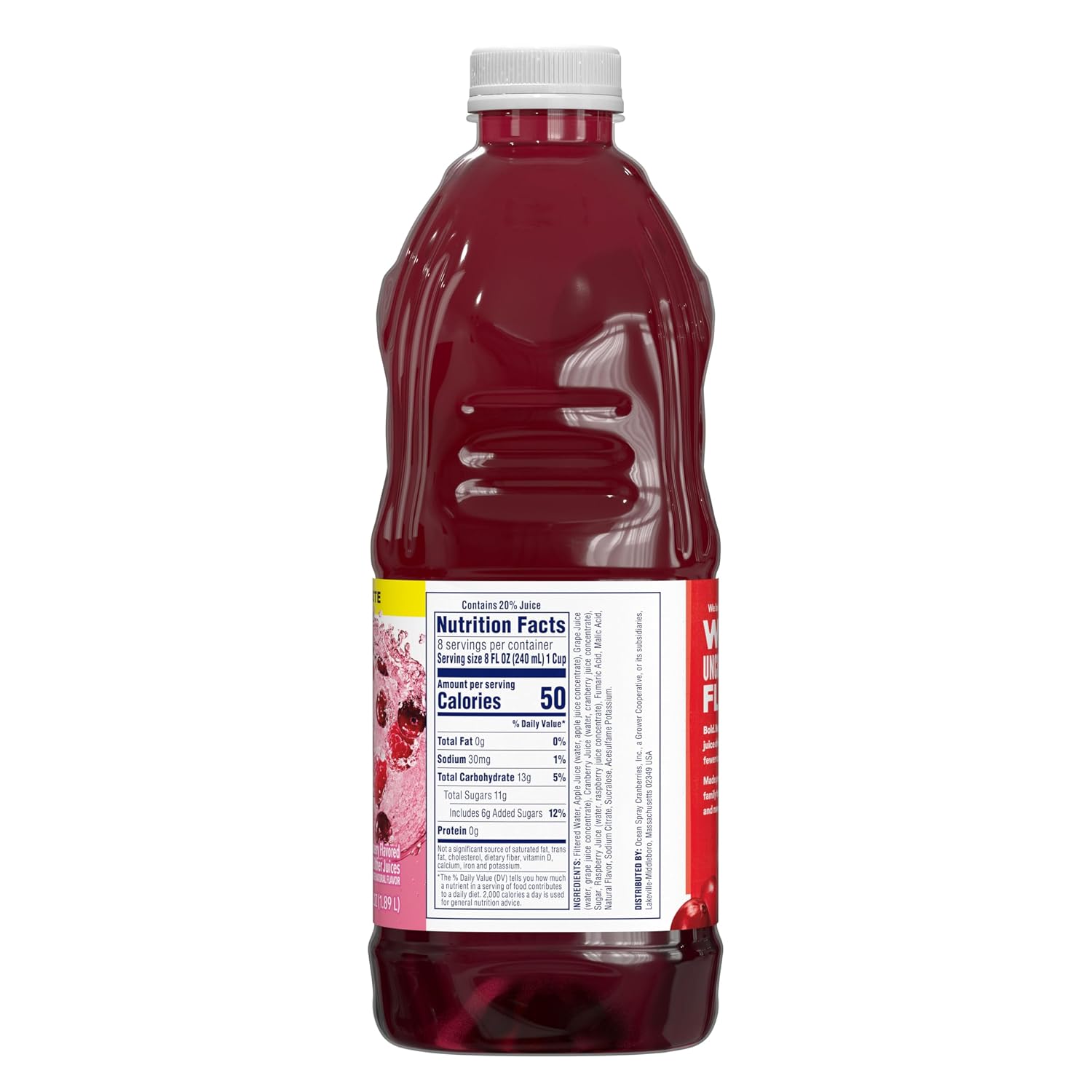Ocean Spray® Cran50™ Cranberry Juice Drink, 64 Fl Oz Bottle (Pack of 1)