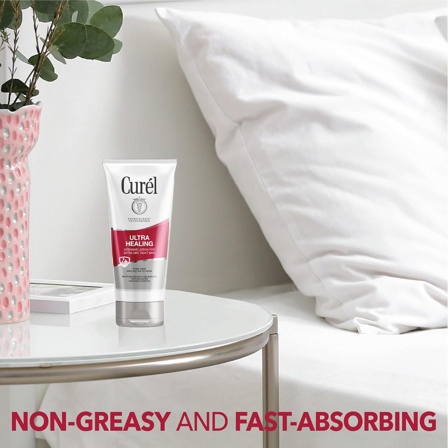 Curel Ultra Healing Intensive Fragrance-Free Lotion For Extra-Dry Skin, Dermatologist Recommended, Ideal for Sensitive Skin, Cruelty Free, Paraben Free, 20 Oz | Repairs Moisture Barrier, Ceremides, Dry & Sensitive Skin, Eczema-Prone, Dermatologist Recomm…