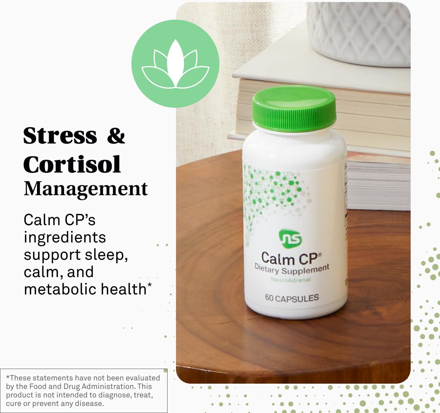 NeuroScience Stress & Sleep Bundle, Alpha GABA PM 60 ct + Calm CP 60 ct