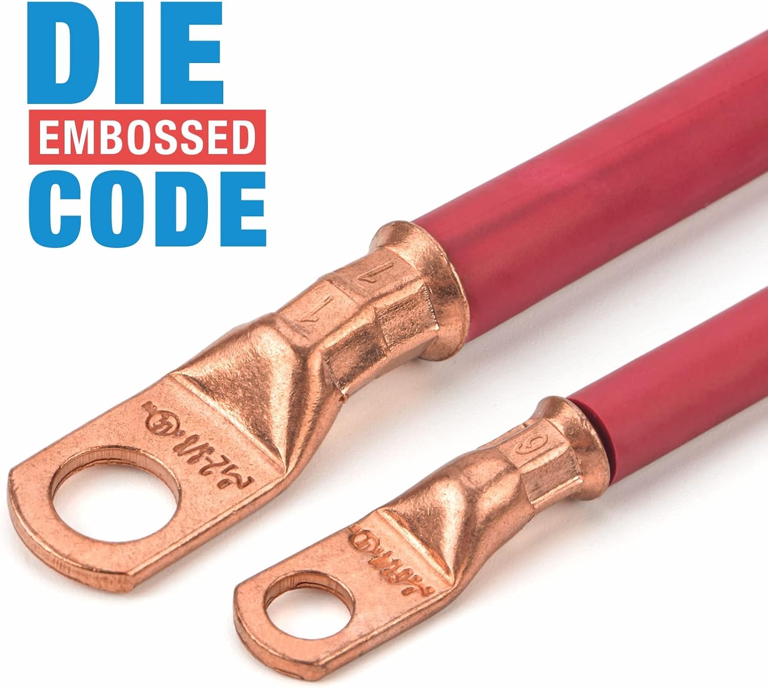 iCrimp Battery Cable Lug Crimping Tool for 8, 6, 4, 2, 1, 1/0 AWG Heavy Duty Wire Lugs, Battery Terminal, Copper Lugs with Wire Shear Cutter