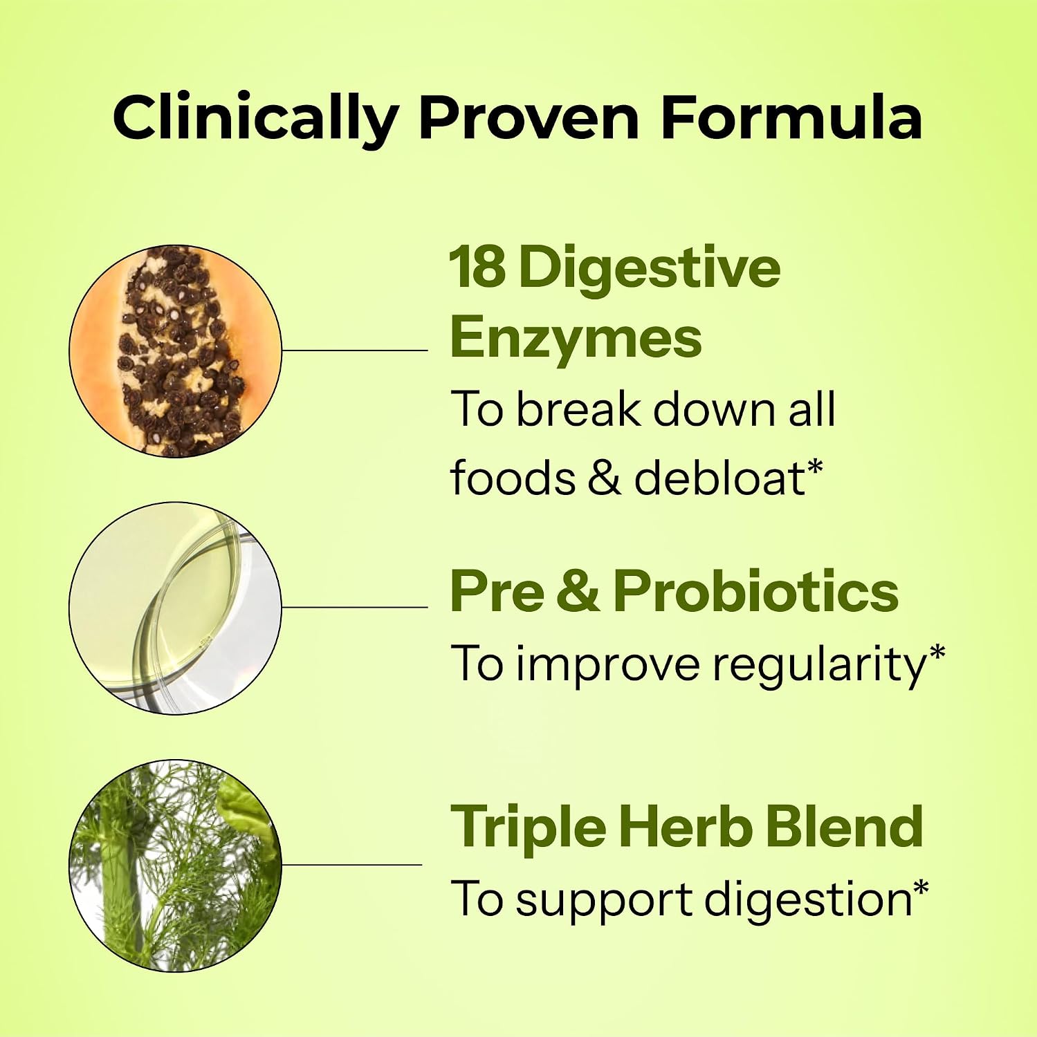 HUM Flatter Me Digestive Enzymes, Digestion & Bloating Support, 60 Count | 18 Digestive Enzymes, Ginger, Peppermint & Fennel, Women & Men, Vegan, Non-GMO, 60 Capsules