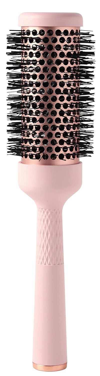 Magic Curling Round Brush (1 Inch) - Non-electronic, Self-Standing Round Brush, Great Blowout, Ceramic Coated Barrel, Quick Styling