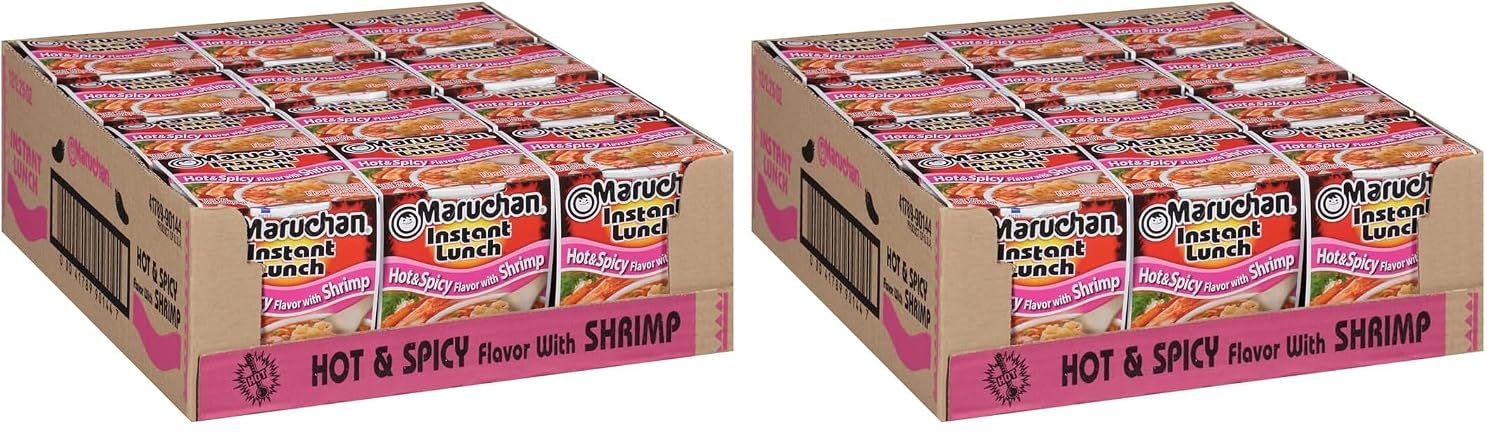 Maruchan Instant Lunch Ramen Noodles, Cheddar Cheese Flavor – Japanese-Style Instant Noodle Soup, Easy Meal Ready in 3 Minutes – 2.25 Oz. (12 Pack)