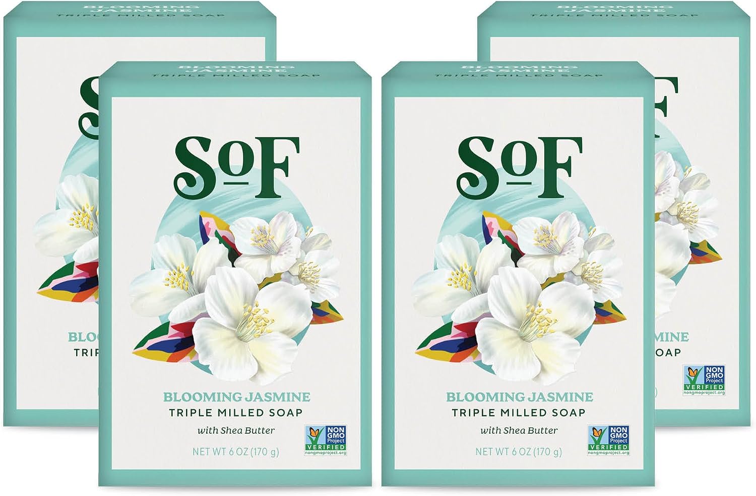 South Of France SoF Triple Milled Bar Soap, Coconut & Shea Butter