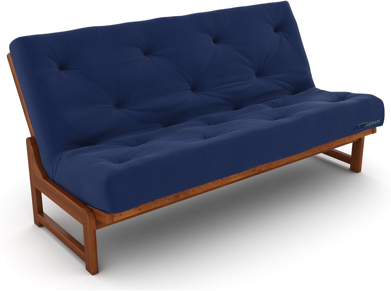 Nirvana Futons Plush, Comfortable 8-Inch Full Futon Mattress, Microfiber Fudge - Made in USA