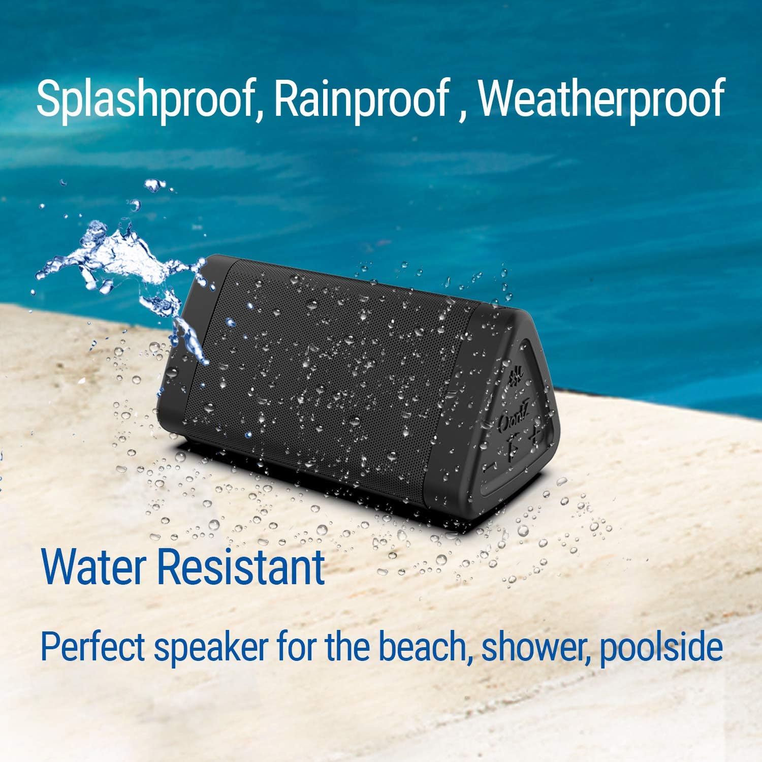 OontZ Angle 3 Gen 4 Portable Bluetooth Speaker, 12W, 24-Hour Playtime | Compact 12W Bluetooth speaker with clear sound, 24-hour playtime, 100-ft range, IPX5 waterproof, AUX Input.